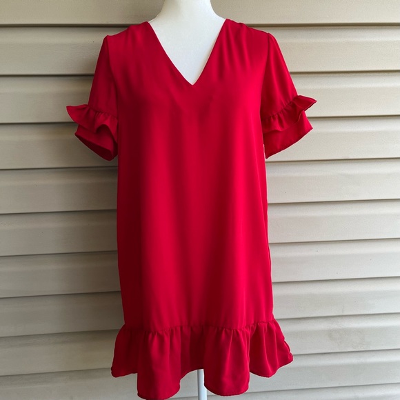 Zara Dresses & Skirts - •Zara• NWT Ruffled Shift Dress - Size Small